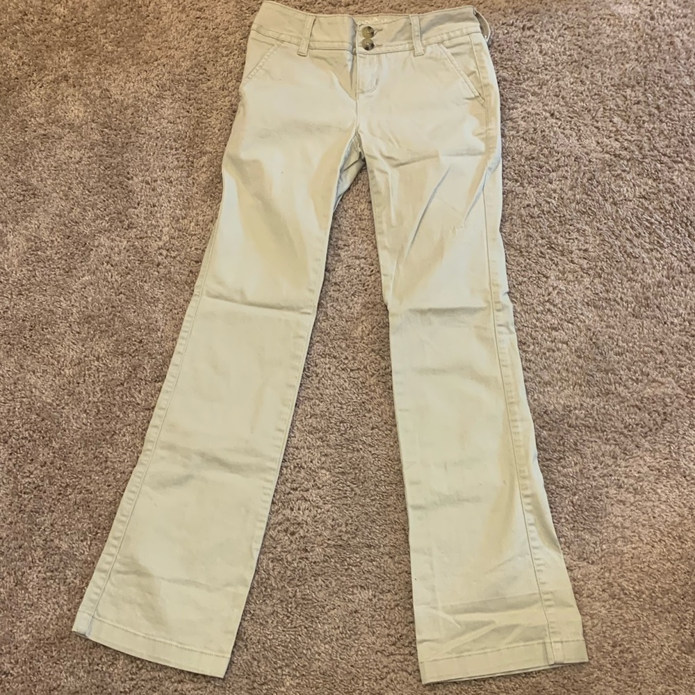 💖 NWT flare khaki jeans